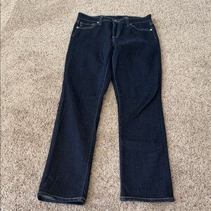 AG Adriano Goldschmied Dark Indigo Straight Leg Jeans